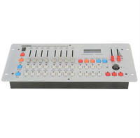 Carte de contrôle d'éclairage DMX simple 240, console d'éclairage de scène de niveau d'entrée avec faders de canal pour les petits spectacles, éclairage d'événements