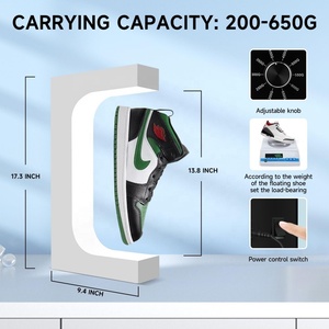 Exhibidor de Zapatos Flotante con Levitación Magnética, Soporte para Zapatillas con Luz LED, Base Giratoria Levitante para Publicidad de Calzado - Product Image 2