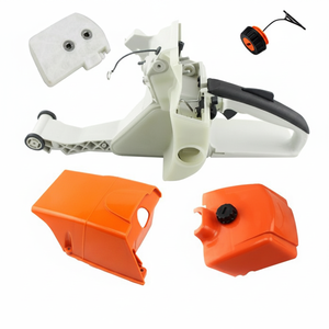 ชุดฝาถังน้ำมันพร้อมมือจับด้านหลังสำหรับเครื่องยนต์ Stihl MS380 038 พร้อมฝาครอบเครื่องยนต์ ฝาครอบกรองอากาศ และฝาครอบถังน้ำมัน อะไหล่เครื่องยนต์ - Product Image 2