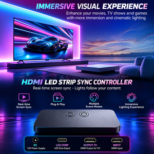 Kit de rétroéclairage TV Sync Box, bande LED RGBIC, <span class=keywords><strong>Ambilight</strong></span> 4K 60Hz, synchronisation des couleurs pour TV, console de jeu, appareil de streaming - Product Image 5