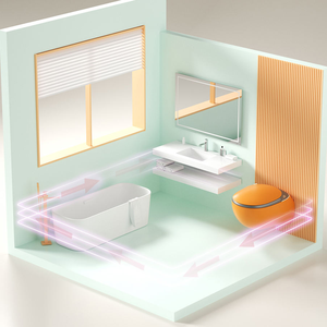 Modernes Badezimmer Automatische Toilette Inodoros WC-Schüssel Auto-Wasserklosett Smart Keramik UV Eiförmige Wandmontierte <span class=keywords><strong>Bidet</strong></span>-Toilette - Product Image 5