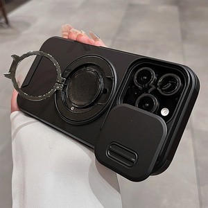 Capa Magnética de Luxo com Carregamento Sem Fio para <span class=keywords><strong>iPhone</strong></span> 18 17 16 15 14 13 <span class=keywords><strong>12</strong></span> 11 Pro Max com Proteção de Lente e Suporte - Product Image 3