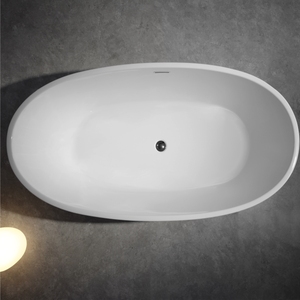 Bañera Ovalada de Acrílico Independiente para Espacios Pequeños, Resistente al Amarilleo, Todo en Uno, para Spa y Relajación - Product Image 4