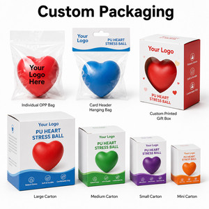 Pelota Antiestrés de Espuma Suave con Logotipo Personalizado en Forma de Corazón, Juguete para Aliviar el Estrés, Regalo Promocional para Eventos Médicos y Benéficos - Product Image 6