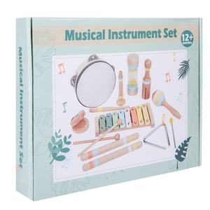 Juego de instrumentos musicales de madera para niños, jardín de infantes, música vocal, iluminación, Ciencia, Educación, Juguete musical - Product Image 5