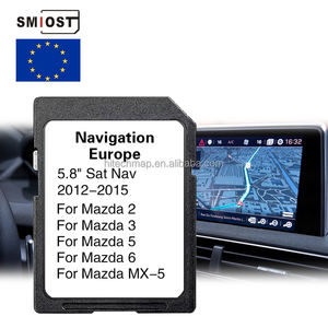 Tarjeta de Memoria SD con Software de Navegación GPS CID <span class=keywords><strong>Tom</strong></span> para Mazda 8110 8GB Europa MX5 6 3 5, Actualización SMIOST - Product Image 1