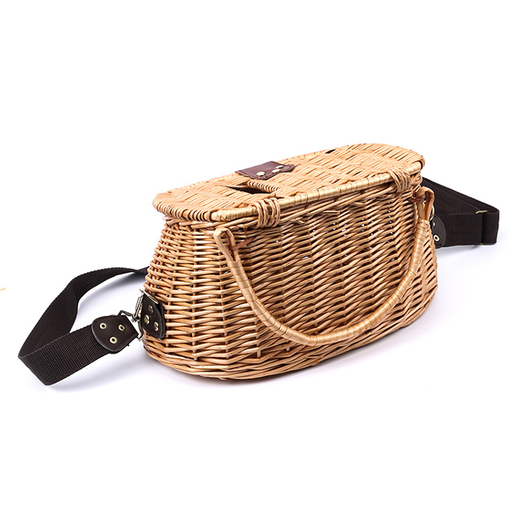4 Pcs Panier De Rangement Bambou Et Bois Bébé Achats Mini Paniers