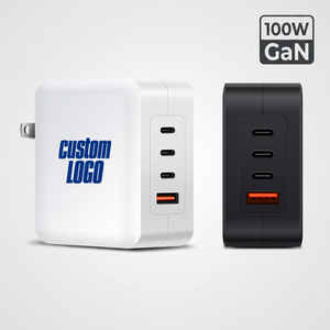 <span class=keywords><strong>Chargeur</strong></span> mural certifié FCC avec prise américaine, 4 ports USB-C et USB-A, PD QC3.0 PPS 100W 3C1A, <span class=keywords><strong>chargeur</strong></span> rapide GaN pour OnePlus, iPhone, Samsung, <span class=keywords><strong>Honor</strong></span> - Product Image 1