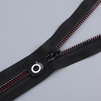 Fermetures éclair en résine écologiques à extrémités ouvertes LYH, vente en gros d'usine, avec dents personnalisées pour vêtements, sacs et chaussures imperméables