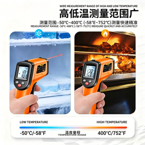 Termómetro Infrarrojo TH201 con Pantalla LCD, Herramienta Industrial de Medición de Temperatura Portátil - Product Image 2