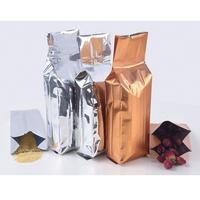 Sac d'orgue en feuille d'aluminium personnalisé avec sac de nourriture plaqué aluminium tridimensionnel pour la gelée de lait de thé de fleur de fruits séchés-DDP US