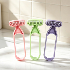 Portable Razor For Underarm Hair Removal Travel Size Manual Plastic Women's <b>Shaving</b> Tool - Product Image 3