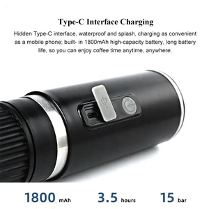 3 In 1 Draagbaar Mini Koffiezetapparaat Buiten Draadloos Koffiezetapparaat Met Verwarmingsfunctie - Product Image 2