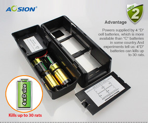2023 Wholesale Indoor/Outdoor Automatic <strong>Electronic</strong> <strong>Rat</strong> Cage Portable Mouse Trap Power Source Batteries Solid State Mouse <strong>Killer</strong> - Product Image 5