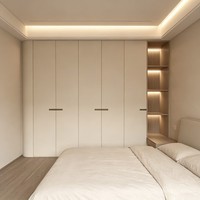 Armoire coulissante moderne personnalisée, ensemble de meubles de chambre à coucher, armoire de rangement pour vêtements en bois mobile, usine OEM