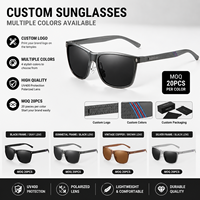 Lunettes de soleil de sport personnalisées avec logo, pour hommes et femmes, style mode, grandes montures carrées, miroir intégré