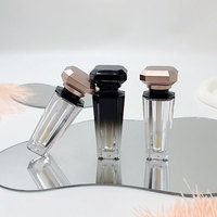 Bouteille de brillant à lèvres multicolore dégradé vide pour tube de rouge à lèvres vis personnalisable emballage de cosmétiques en gros
