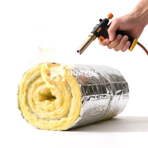 HUAYUE Taux <span class=keywords><strong>de</strong></span> rebond élevé R11/12/19/30 <span class=keywords><strong>Laine</strong></span> <span class=keywords><strong>de</strong></span> fibre <span class=keywords><strong>de</strong></span> <span class=keywords><strong>verre</strong></span> avec feuille d'alun pour utilisation CVC - Product Image 3