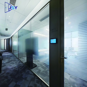 <span class=keywords><strong>Séparateur</strong></span> d'espace insonorisé en verre trempé givré avec design incurvé pour murs <span class=keywords><strong>de</strong></span> <span class=keywords><strong>bureau</strong></span> et d'école modulaires - Product Image 2