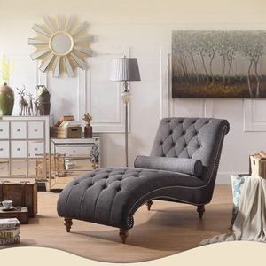 Oyi courbé dormir français Chaise longue chaise pour chambre fournisseur vente chaude moderne chine salon tapisserie d'ameublement Art doux - Product Image 6