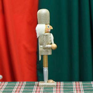 ตุ๊กตานัทแครกเกอร์ไม้แวววาวทำจากไม้ทำด้วยมือ30ซม. พร้อ<span class=keywords><strong>ม</strong></span>ฉาบเป็นมิตรกับสิ่งแวดล้อ<span class=keywords><strong>ม</strong></span>สำหรับเป็นของขวัญ - Product Image 6