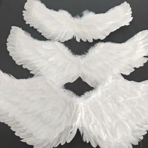 款式01翅膀轻便耐用奢华S <span class=keywords><strong>M</strong></span> L尺寸天使羽毛翅膀装饰翅膀服装万圣节派对角色扮演 - Product Image 1