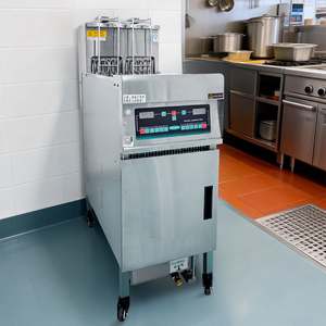 Friggitrice Elettrica Professionale da 28L con Sollevamento Automatico, Friggitrice a Pressione per Pollo con Filtro dell'Olio - Product Image 1