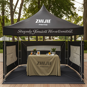 Tente de camping en plein air personnalisée à <span class=keywords><strong>prix</strong></span> d'usine, auvent de fête pliable pour les salons professionnels, vente à chaud - Product Image 2