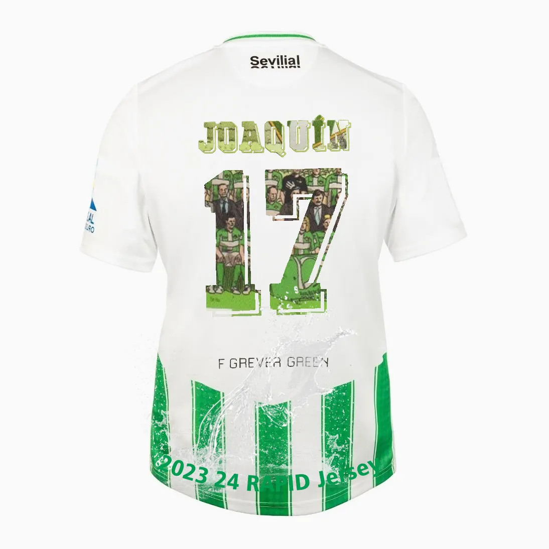 中国製のタイ製品緑と白のサッカージャージーLaLiga fabricante de camiseta del real beti 23/24シャツベティ