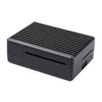 Boîtier rainuré en alliage d'aluminium OEM avec colonne de refroidissement intégrée, kit de module électronique pour Raspberry Pi 4 Modèle PI4-CASE-I