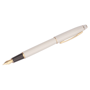 Profession eller Stift hersteller Hochwertiger Metall-Füll federhalter Metall Perlweiß stift - Product Image 3