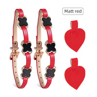 Bandes de chaussures en cuir PU antidérapantes, bandes plates et plates, talons aiguilles, confortables et douces, Kit d'lacets, nouvelle collection