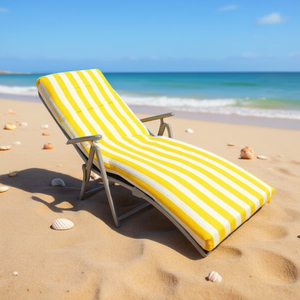 Tappetino da Spiaggia in Cotone Intrecciato TUMBONA 55*180*8CM-7 con Cuscini e Poggiatesta in Spugna - Product Image 2