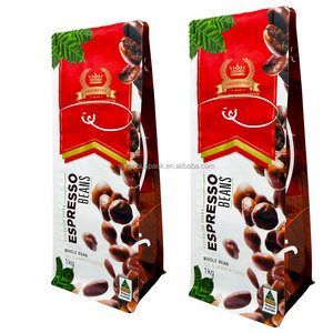 ถุงกาแฟเอสเปรสโซ่มีซิปพิมพ์ลายแบบมีกระเป๋าเป็นมิตรกับสิ่งแวดล้อม - Product Image 1