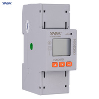 Medidor de Energía Digital YADA YDM201D con Certificación CE MID, Monofásico, 1 Fase, 2 Cables, RS485 Modbus RTU, AC230V, para Estaciones de Carga de CA