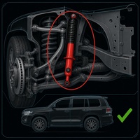 Kit de suspension à ressorts hélicoïdaux de 2 pouces, amortisseur réglable à 6 voies de 58 mm pour Toyota Land Cruiser LC200 4x4 tout-terrain
