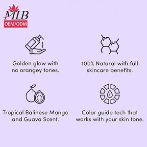 Etiqueta privada Buen proveedor Cara Cuerpo Fuera de la puerta Acelerador solar <span class=keywords><strong>Bronceador</strong></span> <span class=keywords><strong>Solarium</strong></span> Sunbed Autobronceador Mousse - Product Image 2