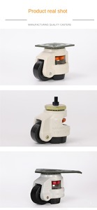Ruedas giratorias de alta resistencia 60Fx4pcs, ruedas niveladoras con ajuste de altura para equipos industriales, ruedas Fuma <span class=keywords><strong>Rodizio</strong></span> - Product Image 6