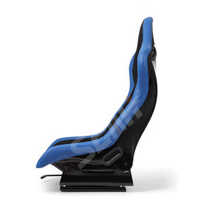 WZSEAHI Высокое качество Универсальный черный + Буле из стекловолокна гоночный автомобиль сиденье спортивный Ковш Сиденья - Product Image 4