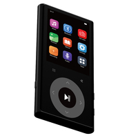 Reproductor de Música MP3/WAV/FLAC de 2.4 Pulgadas y 5.3 con Grabadora de Voz, Tarjeta TF de hasta 128 GB, Portátil para Escuelas/Personas Mayores/Deportes al Aire Libre