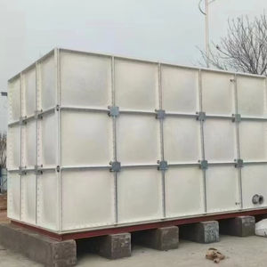 100000 ליטר מרובע אחסון מים חיתוך גדול מיכל מיכל פיברגלס מלבני מגר מלבני עבור מכונות טיפול במים - Product Image 1