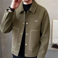 Veste décontractée pour hommes Senior Sense pour automne hiver grande taille nouvelle marque de mode pour hommes beau manteau à revers