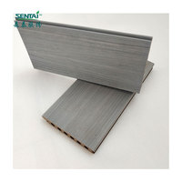 Panneau creux en plastique écologique pour bois et plastique, 30x145x23mm, écologique, étanche et antidérapant, BPC, avec grain de bois STGJ25