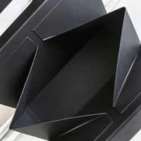 Boîtes cadeaux en papier rigide pliables de luxe portables avec fermeture magnétique triangulaire de nouvelle conception