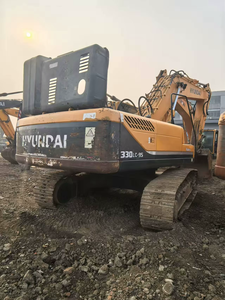 Excavatrice hydraulique sur chenilles d'occasion Hyundai 330lc-9s, fabrication coréenne d'origine, excavatrice lourde d'occasion Hyundai 330 - Product Image 4