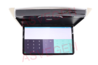 Monitor de Techo para Auto con Pantalla Táctil de 14/15.6 Pulgadas, 4+64 GB, Android 9.0, Reproductor de DVD para Asiento Trasero, Monitor Abatible Motorizado con Sistema Android