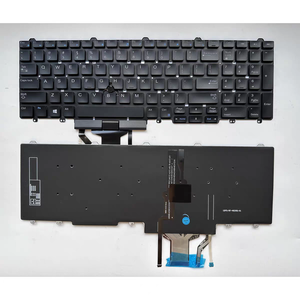 Teclados para portátiles del Reino Unido y EE. UU. Para <span class=keywords><strong>Dell</strong></span> Latitude E5550 E5570 E5580 E5590 E5591 7710 Teclado interno para portátiles E5550 Teclado para portátiles - Product Image 3