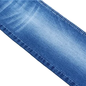 Specail weaving fake knitted cotton polyester denim fabric