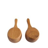 Accessoires pour ustensiles à café, cuisine à domicile, cuillère à thé et à café en bois d'acacia, pelle à épices
