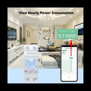 Tuya pengukur daya listrik, meteran energi zigbee rumah pintar fase tunggal - Product Image 4